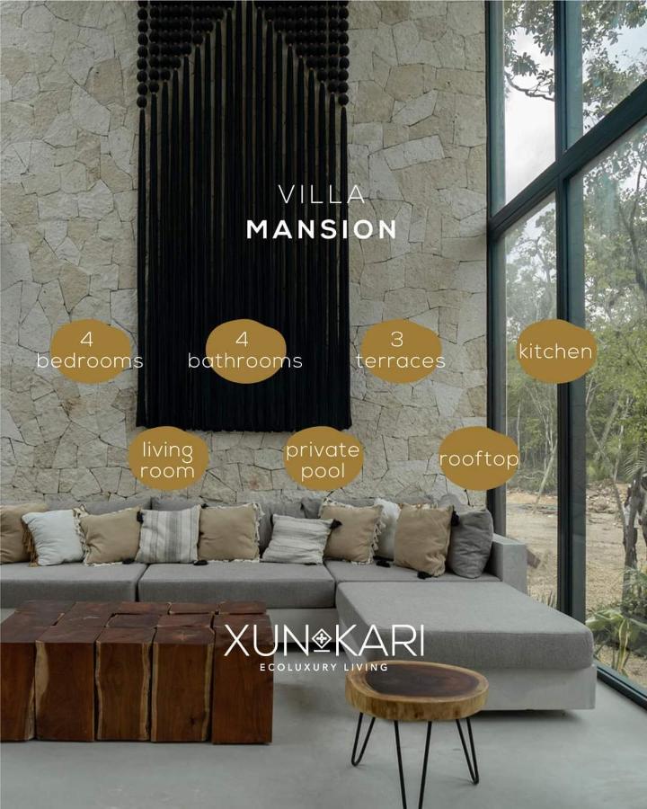 Villa Xuncari En El Corazon De La Selva Tulum Exterior photo